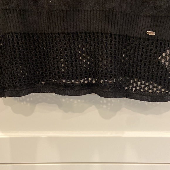 ESCADA Black Sweater with Mesh Arms - Picture 10 of 10